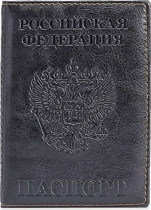 фото Обложка для паспорта женская Snow, OZ495, черный