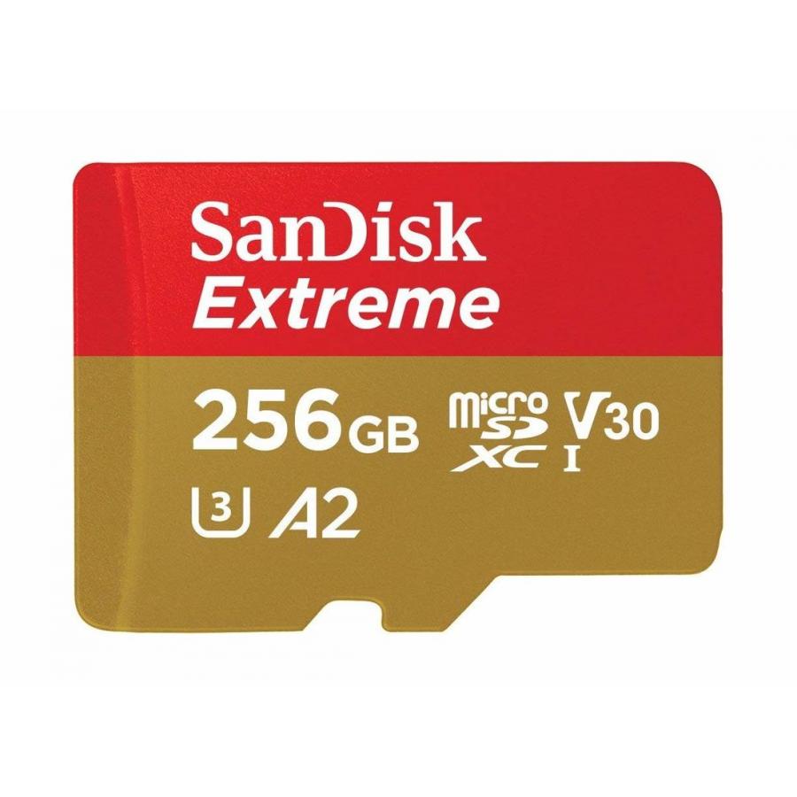 фото Карта памяти SanDisk MicroSD 256GB Class 10 Extreme A2 V30 UHS-I U3 (160 Mb/s) +SD адаптер