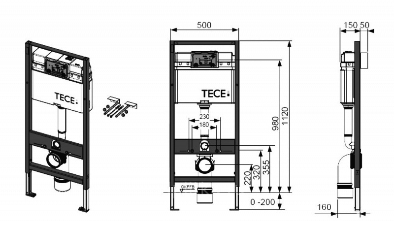 фото Инсталляция ТЕСЕ TECEbase