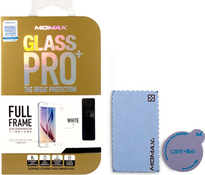 фото Защитное стекло Momax Glass Pro Screen Protector Full Frame для Samsung Galaxy S6, антибликовое