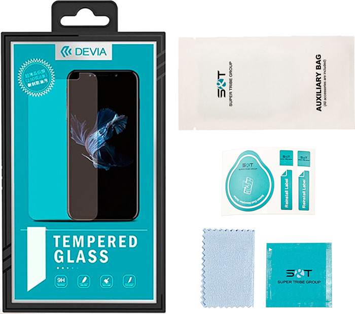 фото Защитное стекло Devia 3D Tempered Glass 0.26мм для Apple iPhone X/XS, глянцевое