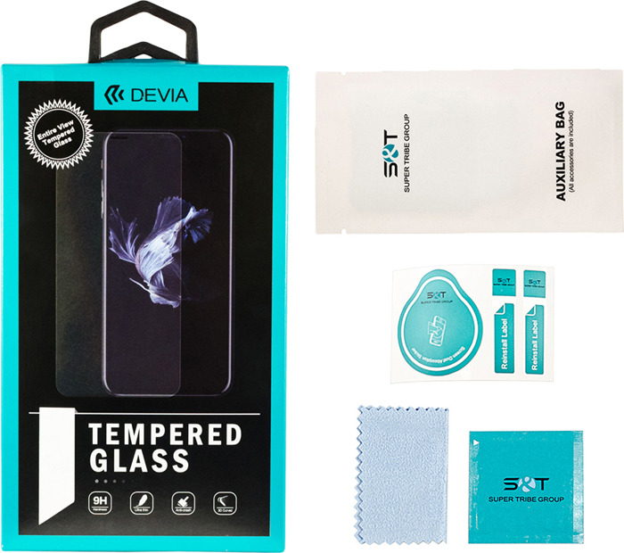 фото Защитное стекло Devia Entire View Tempered Glass 0.26мм для Apple iPhone X/XS, глянцевое