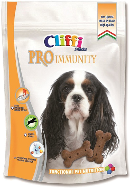 Лакомство Cliffi Pro Immunity Snack Иммунитет, для собак, 100 г