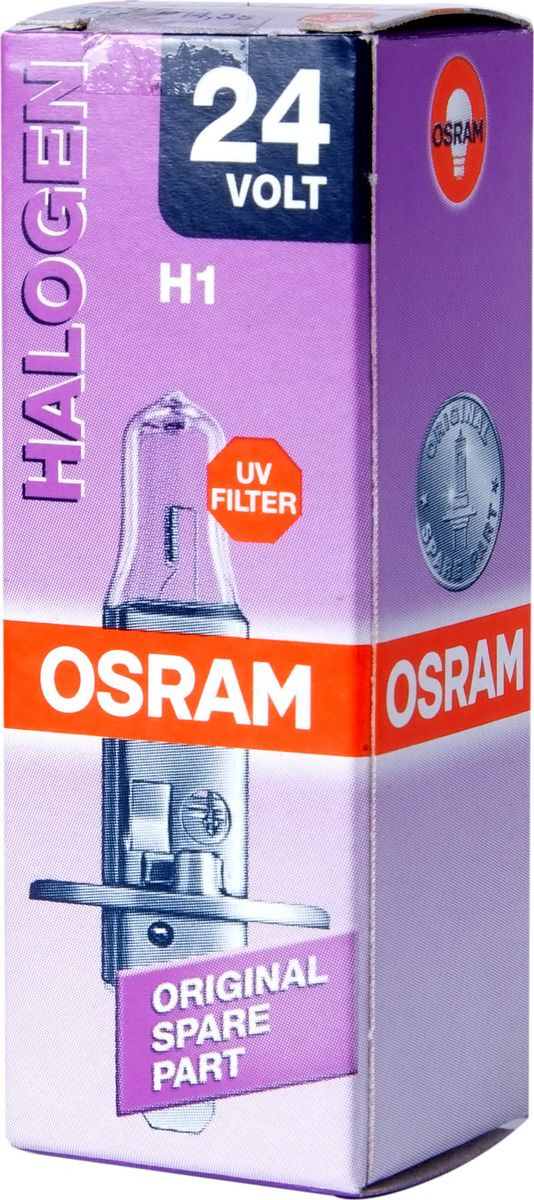 Лампа автомобильная Osram H1 (70) P14.5s 24V, 64155