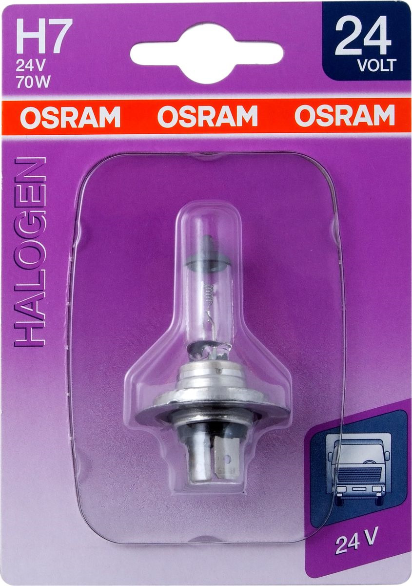 фото Лампа автомобильная Osram H7 (70) PX26d 24V, 6421501B