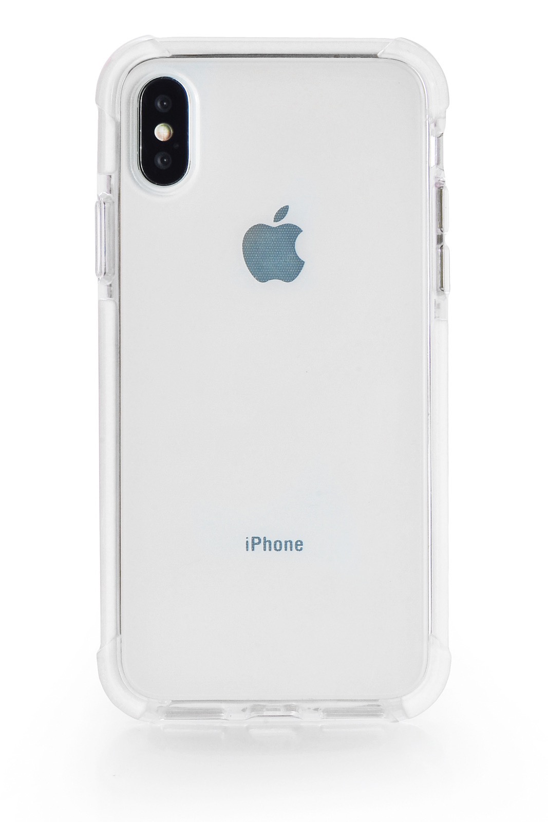 Чехол для сотового телефона Gurdini Crystal Ice 905579 силикон противоударный для Apple iPhone X/XS 5.8", белый