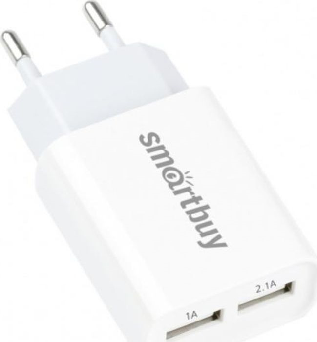 фото Сетевое зарядное устройство SmartBuy Flash SBP-201, 1A, белый