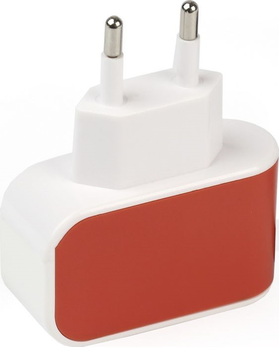 фото Сетевое зарядное устройство SmartBuy Color Charge Combo SBP-8025 + кабель MicroUSB, 2А, оранжевый