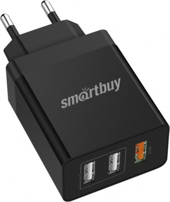 фото Сетевое зарядное устройство SmartBuy Flash SBP-3030, QC3.0, 2.4А, черный