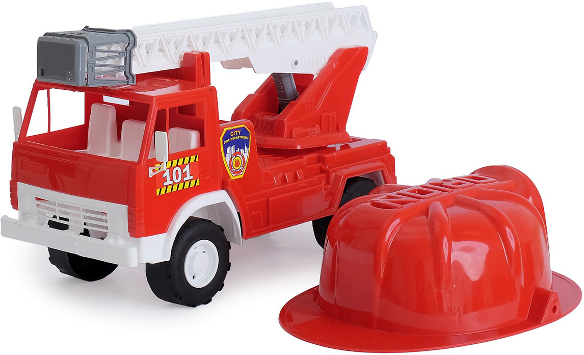 фото Машинка Orion Toys Пожарная Х2 ОР027, с каской, 4076713