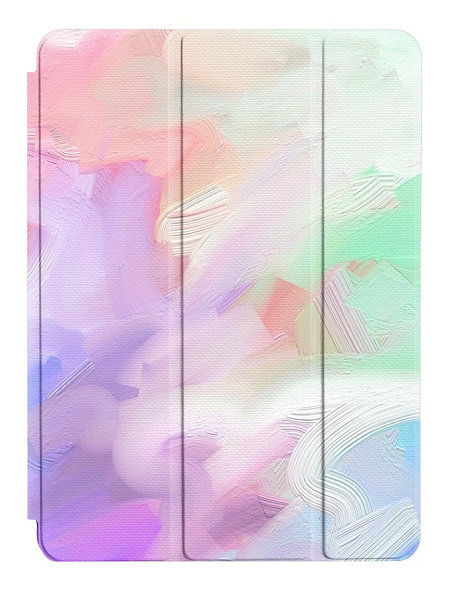 фото Дизайнерский чехол-книжка для iPad 2/3/4. Пастельные краски. With love. moscow