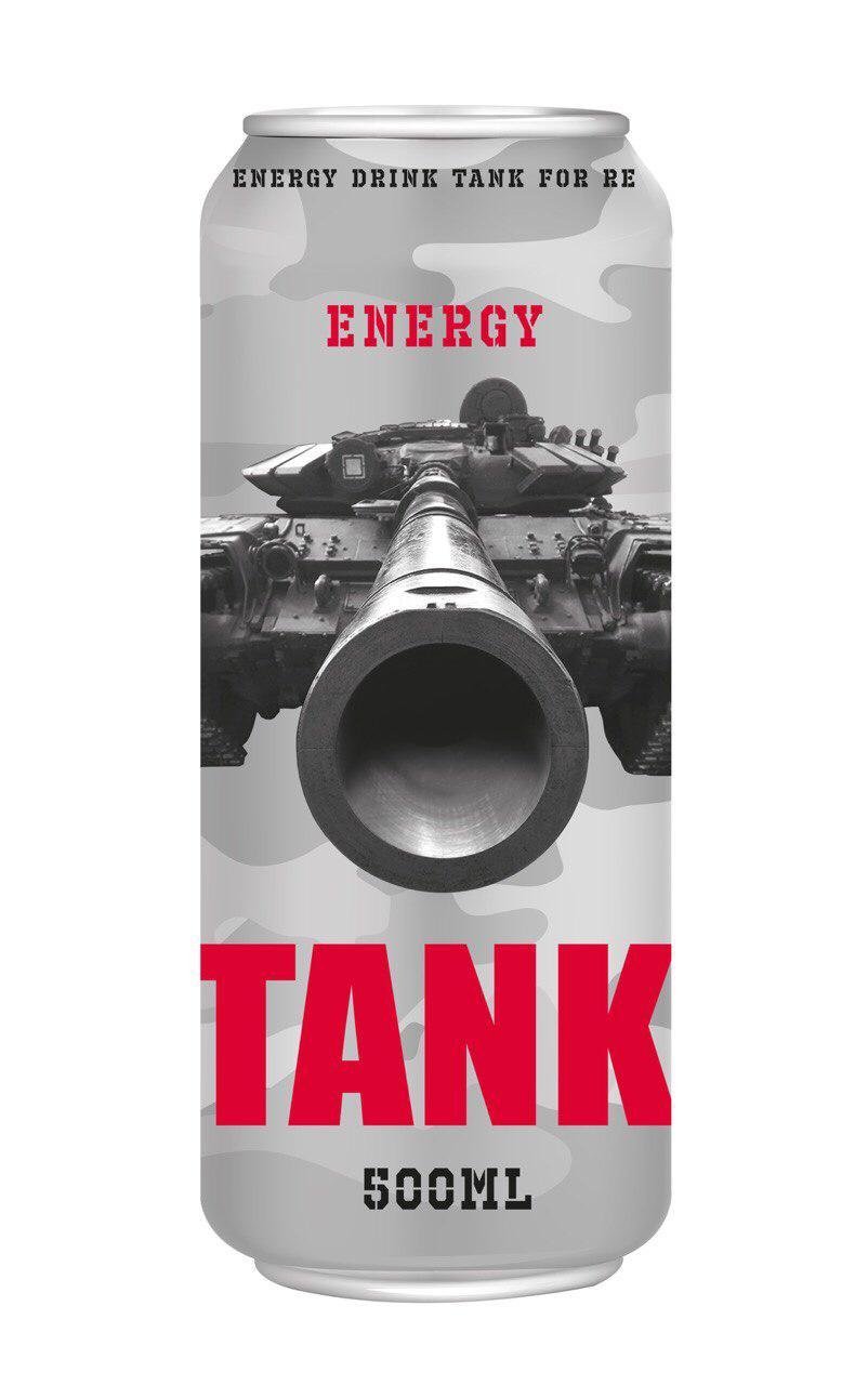 фото Энергетический напиток TANK Energy 0.5л, ж/б Танк