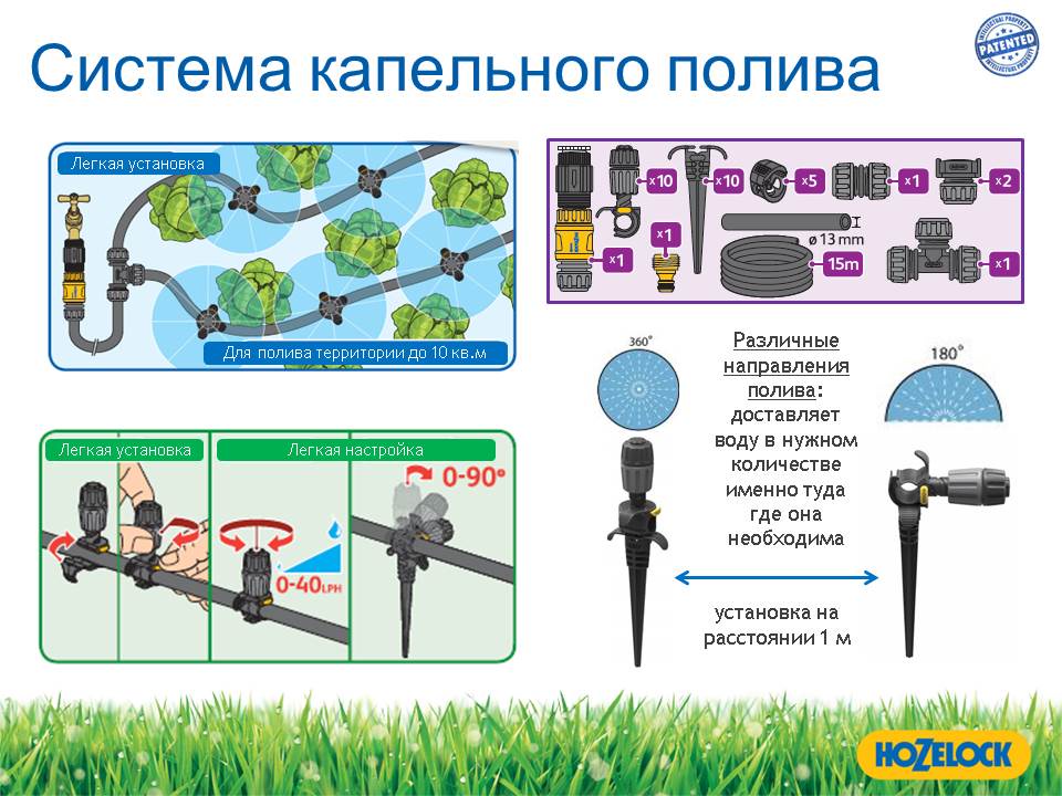 фото Система полива Hozelock "Easy Drip" 7021 микро шланг для автополива, 13 мм 20 м, черный