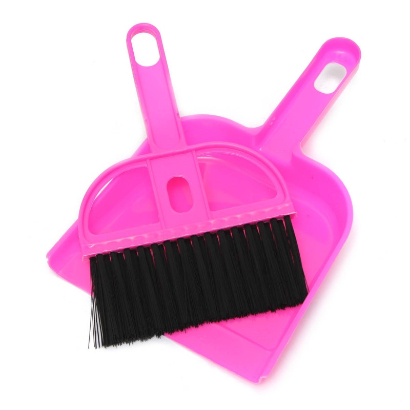 фото Комплект для уборки MollyAndPops Набор совок+щетка-сметка, розовый