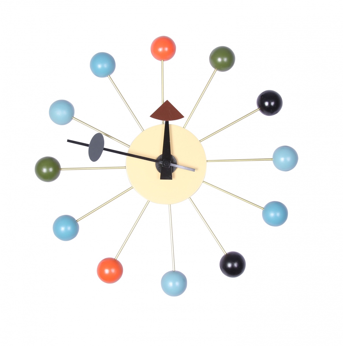 Настенные часы Bradex Часы Ball, голубой, зеленый, оранжевый