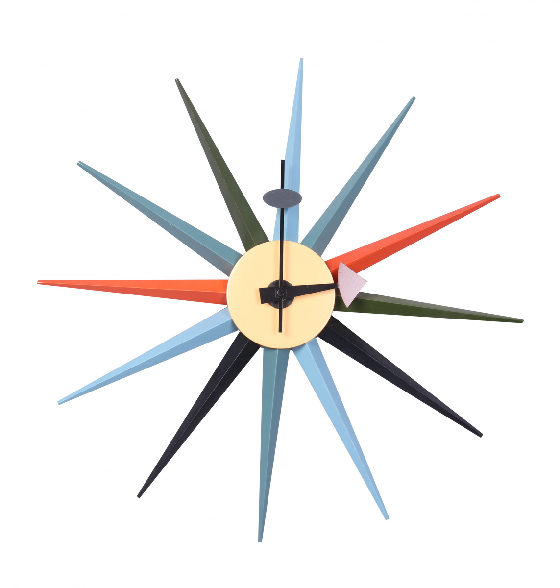 Настенные часы Bradex FR 0080, голубой, оранжевый, черный