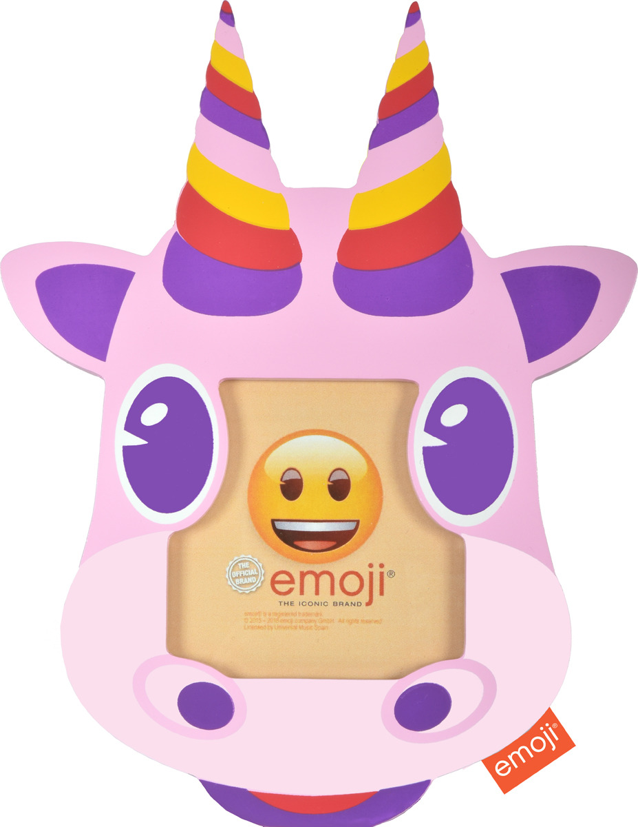 фото Фоторамка Innova Emoji Cow With Horns, 10 х 10 см