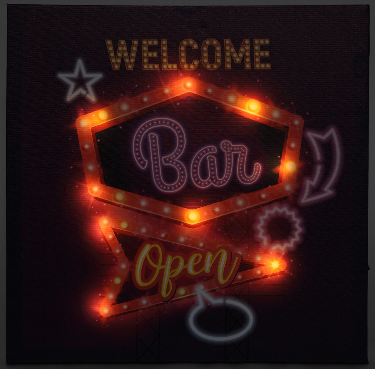 фото Канвас Innova LED Canvas Welcome Bar, с LED подсветкой