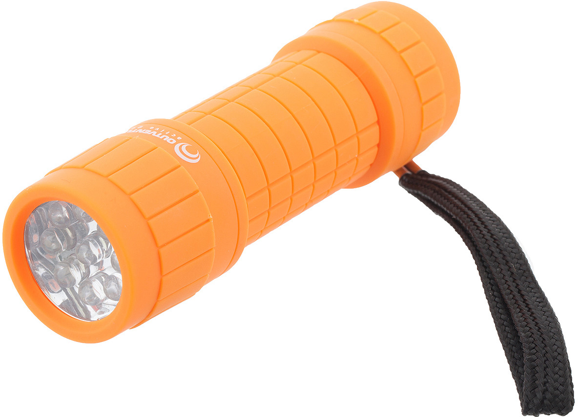Фонарь ручной Outventure 9 LED Mini Flashlight Hand Lamp, оранжевый