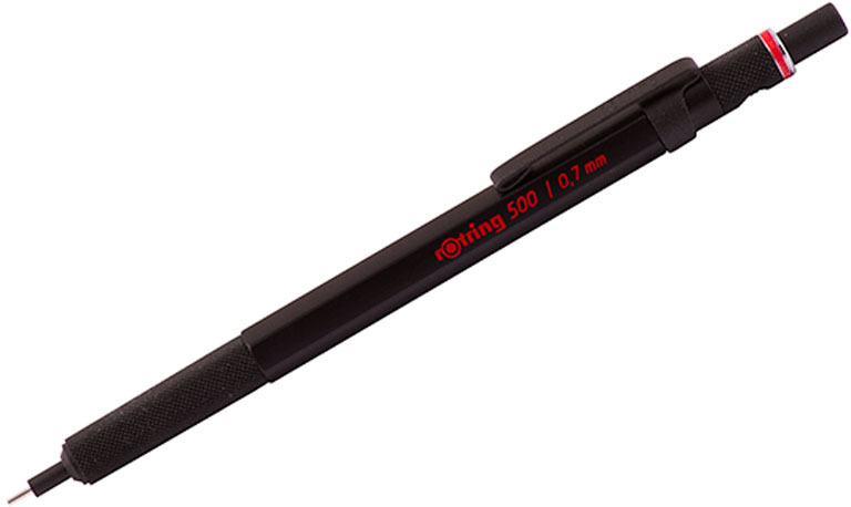 Карандаш механический Rotring 500, S1904727, черный, 0,7 мм Карандаш механический Rotring 500, S1904727, черный, 0,7 мм
