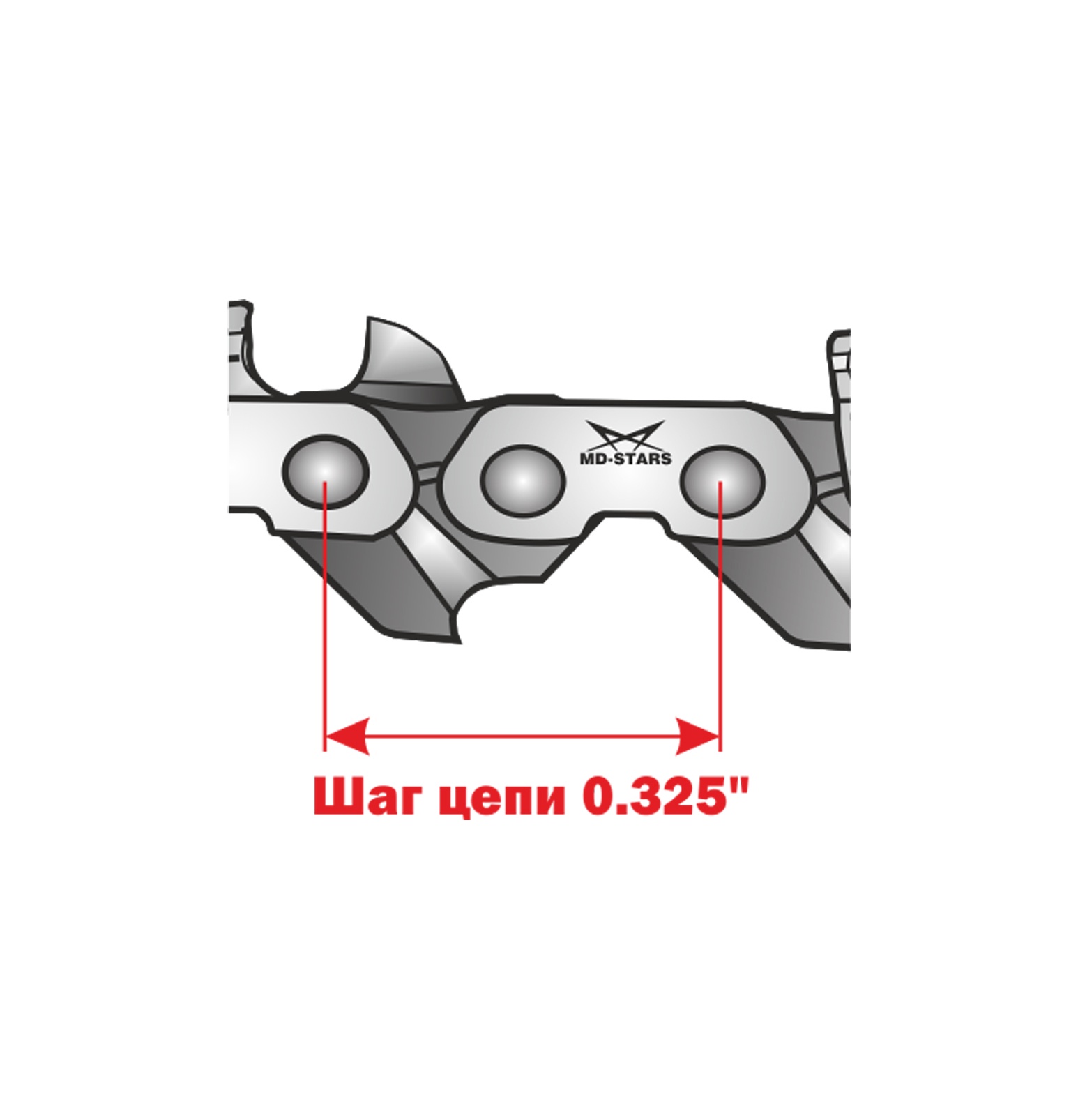 фото Цепь пильная MD-STARS CHAIN62