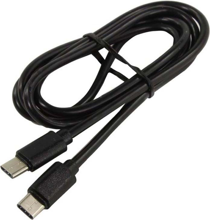 фото Дата-кабель Smartbuy iK-3112fc USB 2.0 Type-C to Type-C, Fast Charging, черный, 1 м