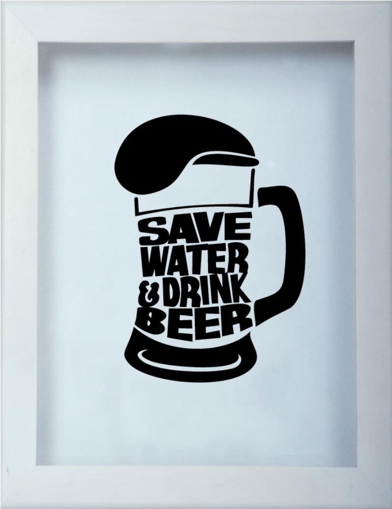 фото Копилка Дубравия SAVE WATER DRINK, белый
