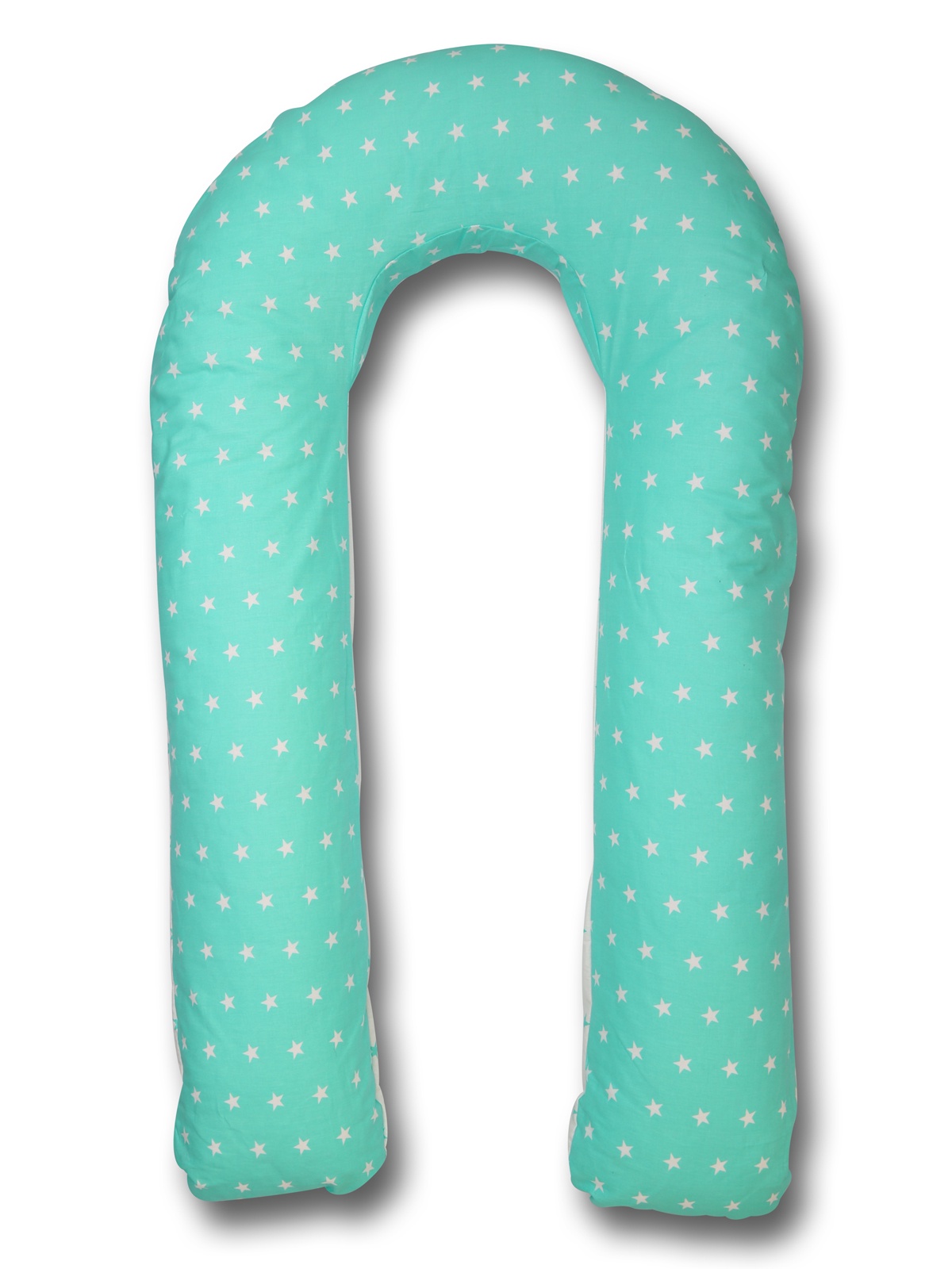 Подушка для кормящих и беременных Body Pillow форма U звезды, лазурный