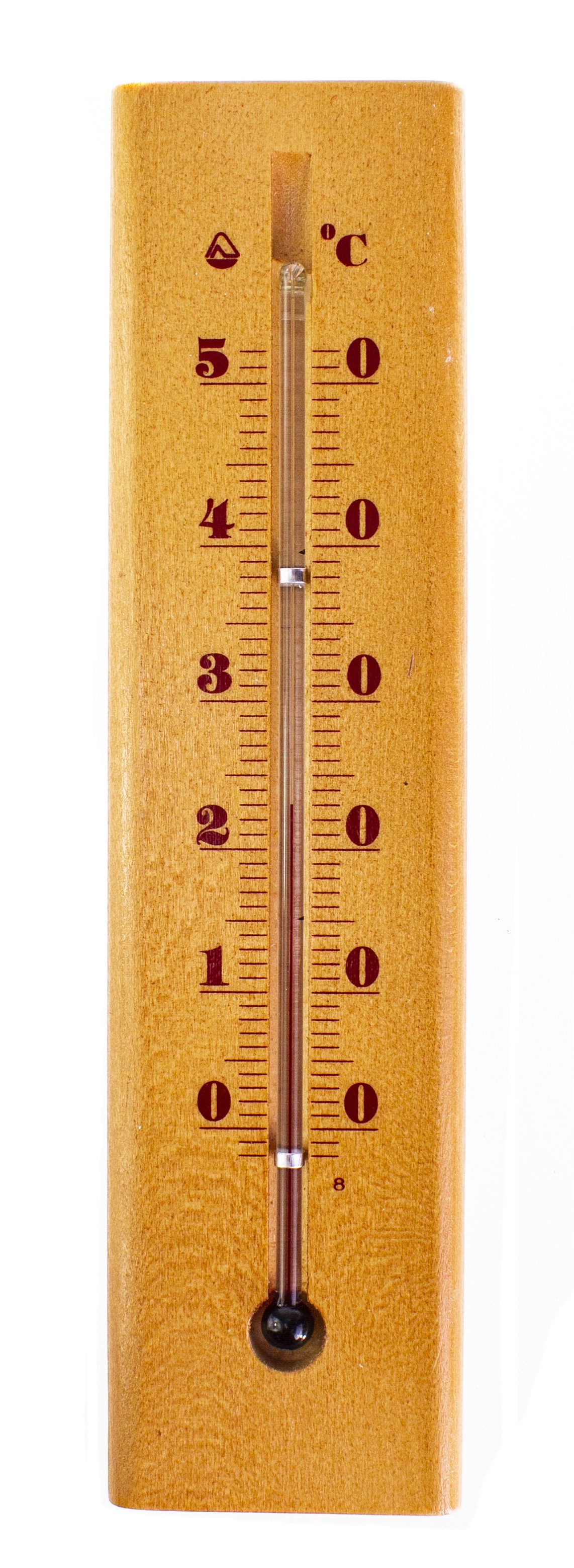 Термометр садовый PROFFI комнатный, настенный, деревянный, бежевый