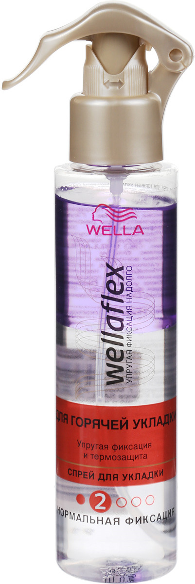 фото Cпрей для горячей укладки Wellaflex нормальной фиксации, 150 мл