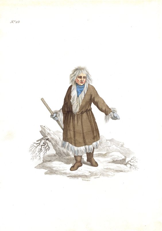 фото Гравюра Эдвард Хардинг Камчадал. Смешанная техника. Англия, Лондон, 1803 год