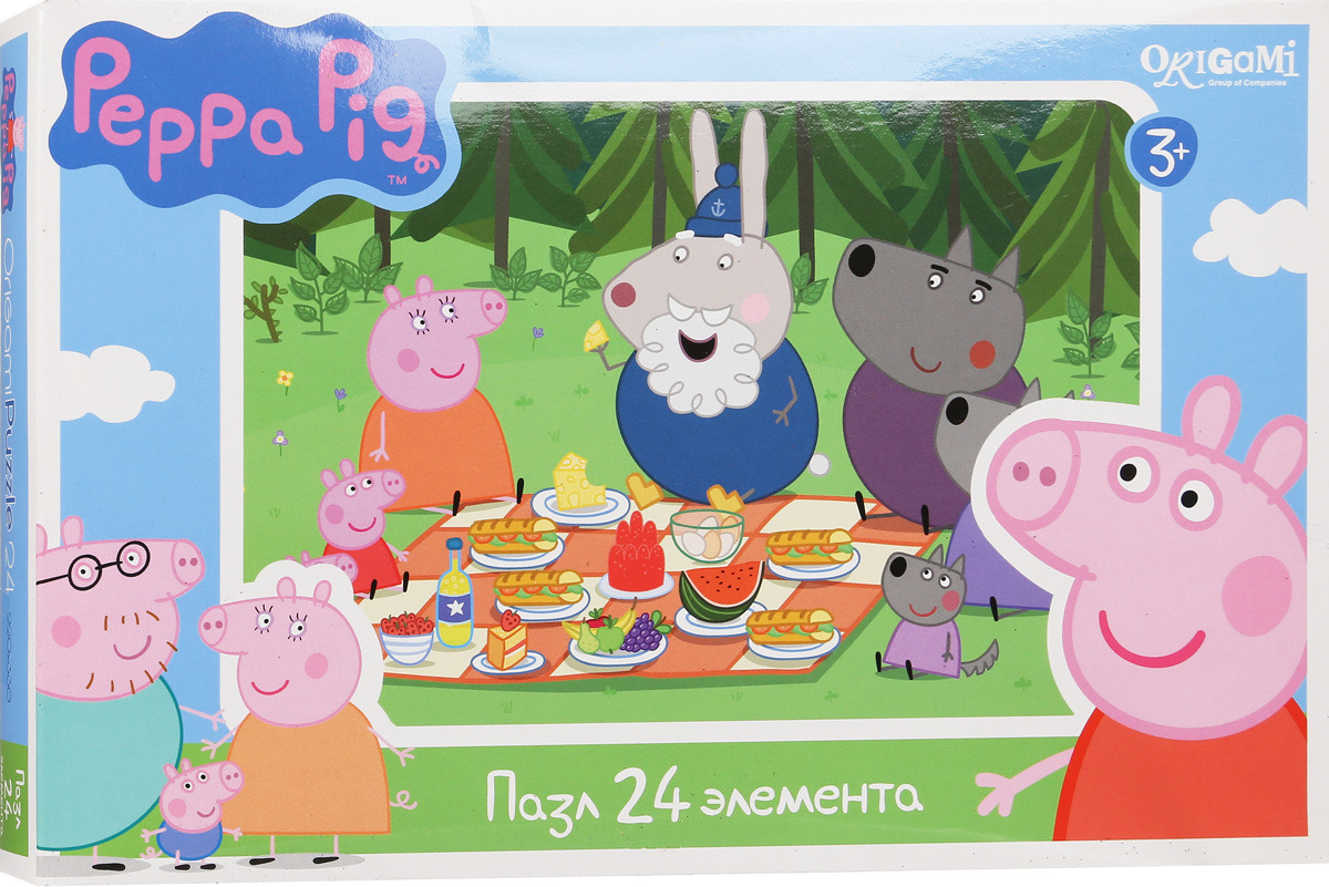Оригами Пазл для малышей Peppa Pig 01569
