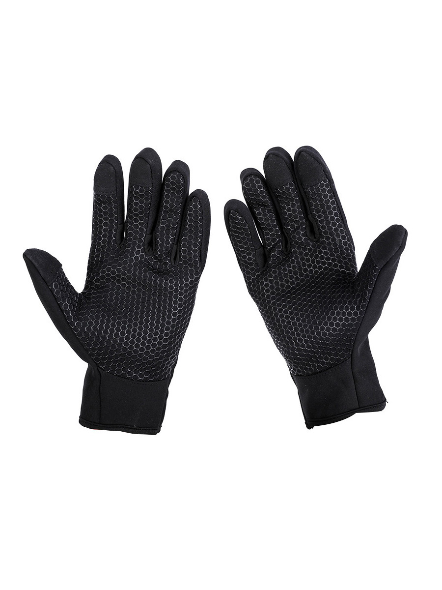 фото Велоперчатки MoscowCycling MC-GLOVE-01-L, черный