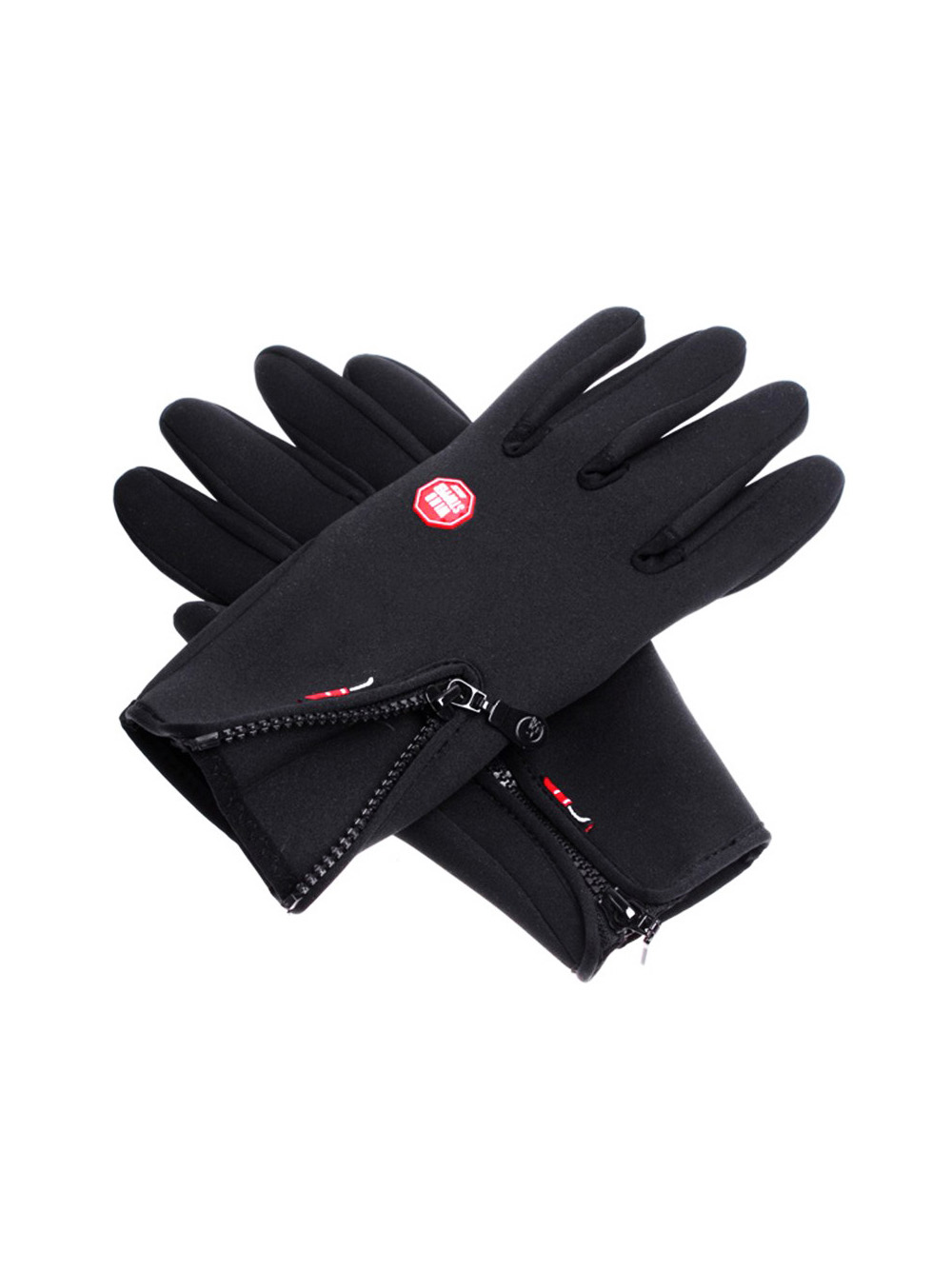 фото Велоперчатки MoscowCycling MC-GLOVE-01-L, черный