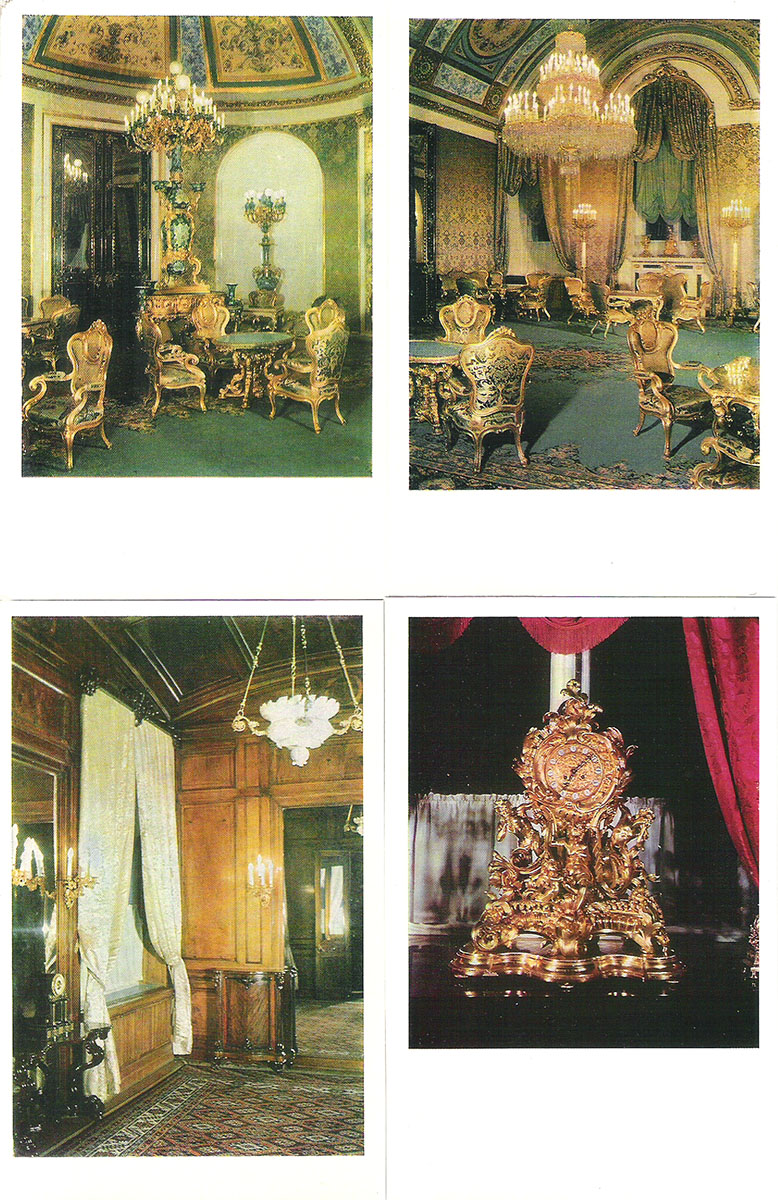 фото Большой Кремлевский дворец. Парадные комнаты XIX века (набор из 12 открыток) Советский художник