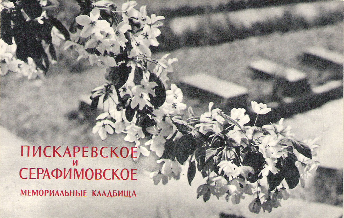 фото Пискаревское и Серафимовское мемориальные кладбища (набор из 15 открыток) Советский художник
