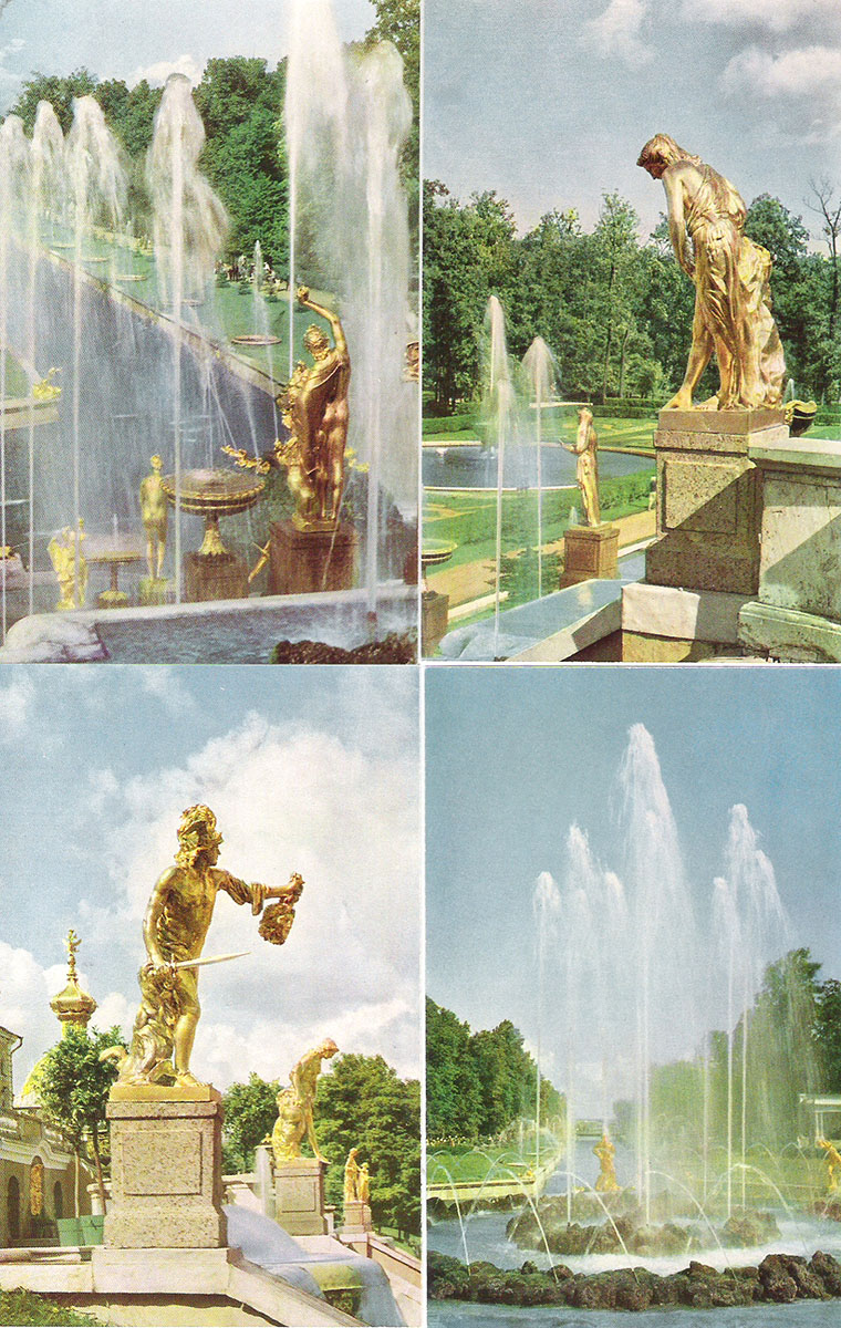 фото Петродворец. Большой каскад (набор из 12 открыток) Советский художник
