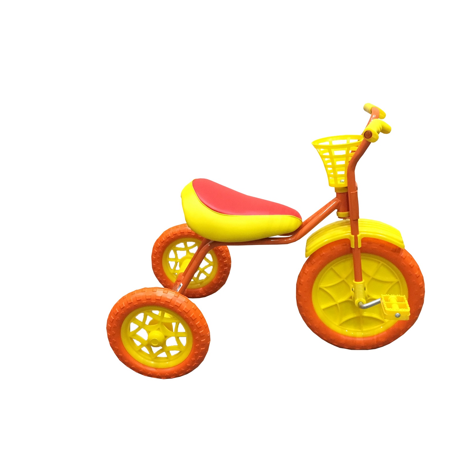 фото Велосипед Woodlines трехколесный классический Зубренок, оранжевый