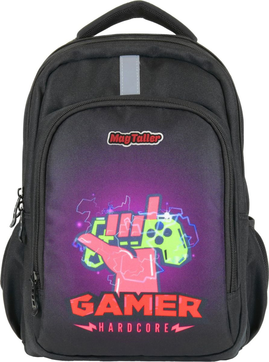 Рюкзак MagTaller Zoom Gamer, 40821-09, черный, 41 х 28 х 21 см