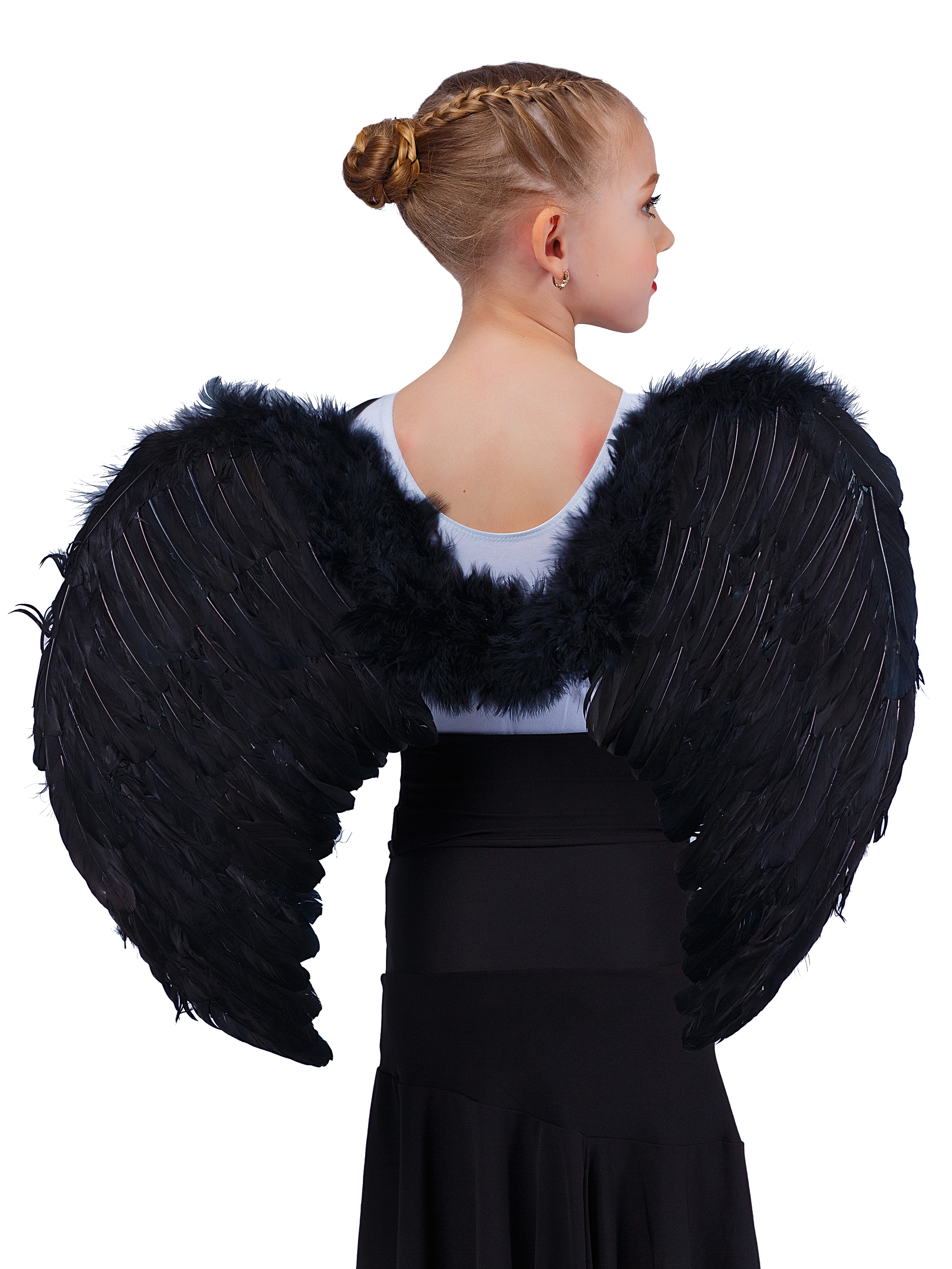 фото Аксессуар для карнавального костюма Gala-Вальс крылья средние, черный