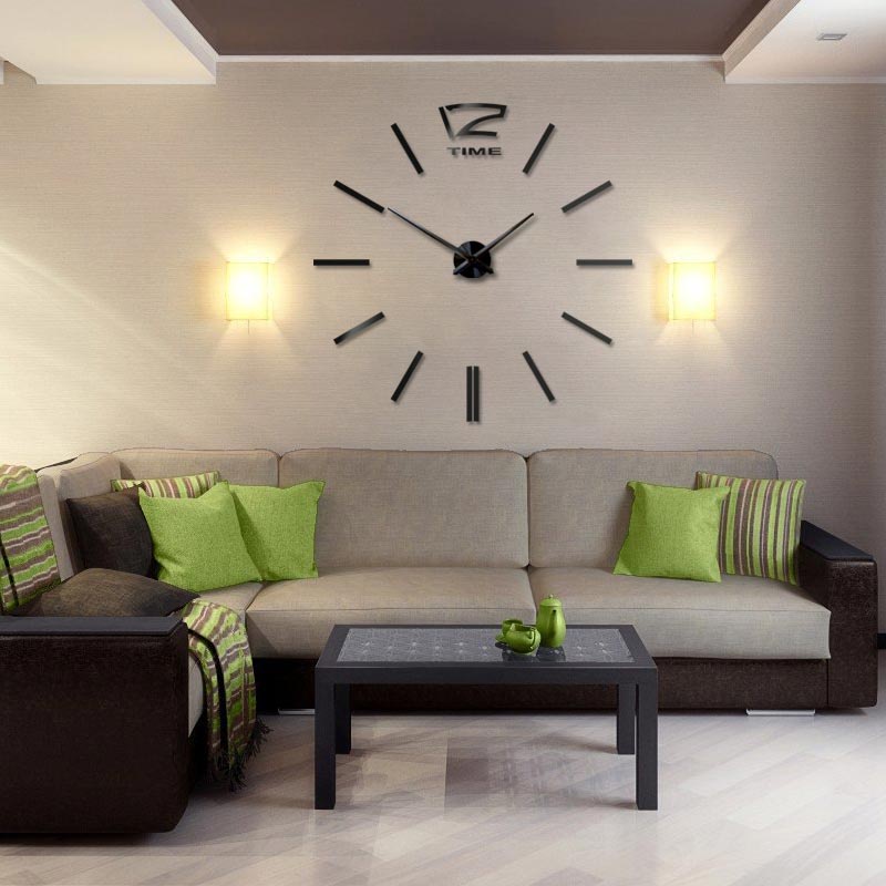 фото Настенные часы 3D-Decor "Hard Wall" Premium 100 см