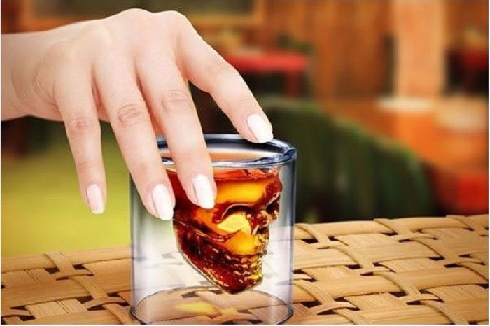 фото Бокал Terra Design Шот DOOMED SKULL SHOT GLASS, Боросиликатное стекло