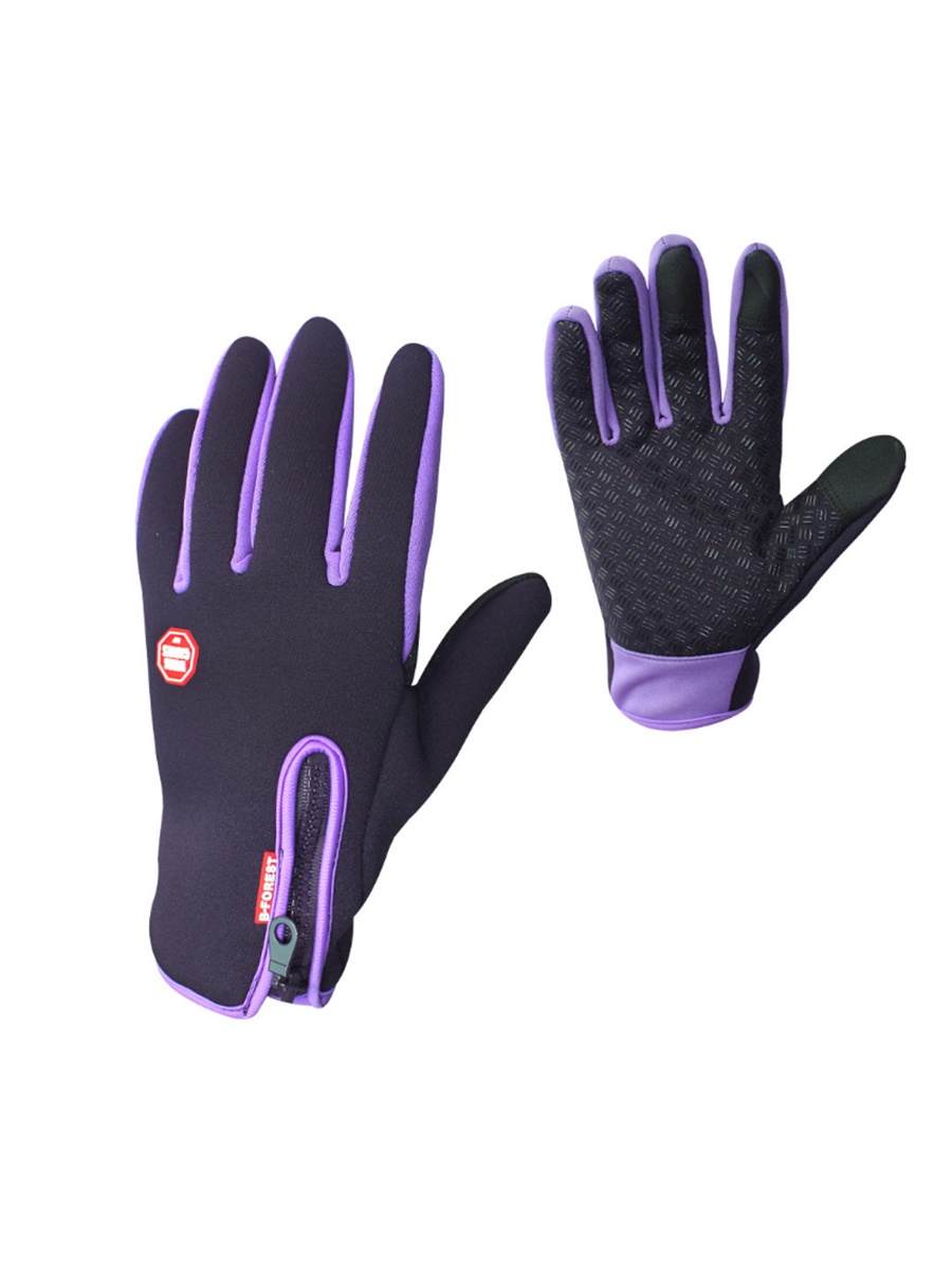 фото Велоперчатки MoscowCycling MC-GLOVE-04-M, фиолетовый