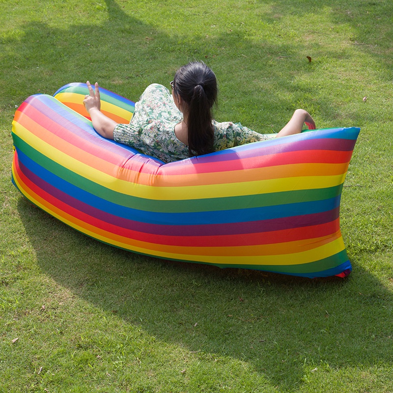 фото Садовый диван MARKETHOT Надувной матрас Ламзак, разноцветный