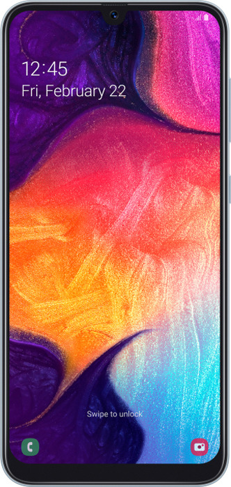 фото Смартфон Samsung Galaxy A50, 4/64 ГБ, белый