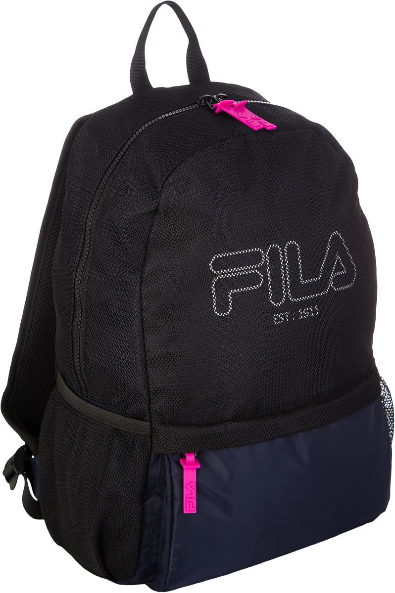 фото Рюкзак Fila Adult Backpack, S19AFLRSW01-BM, 20 л, черный, синий