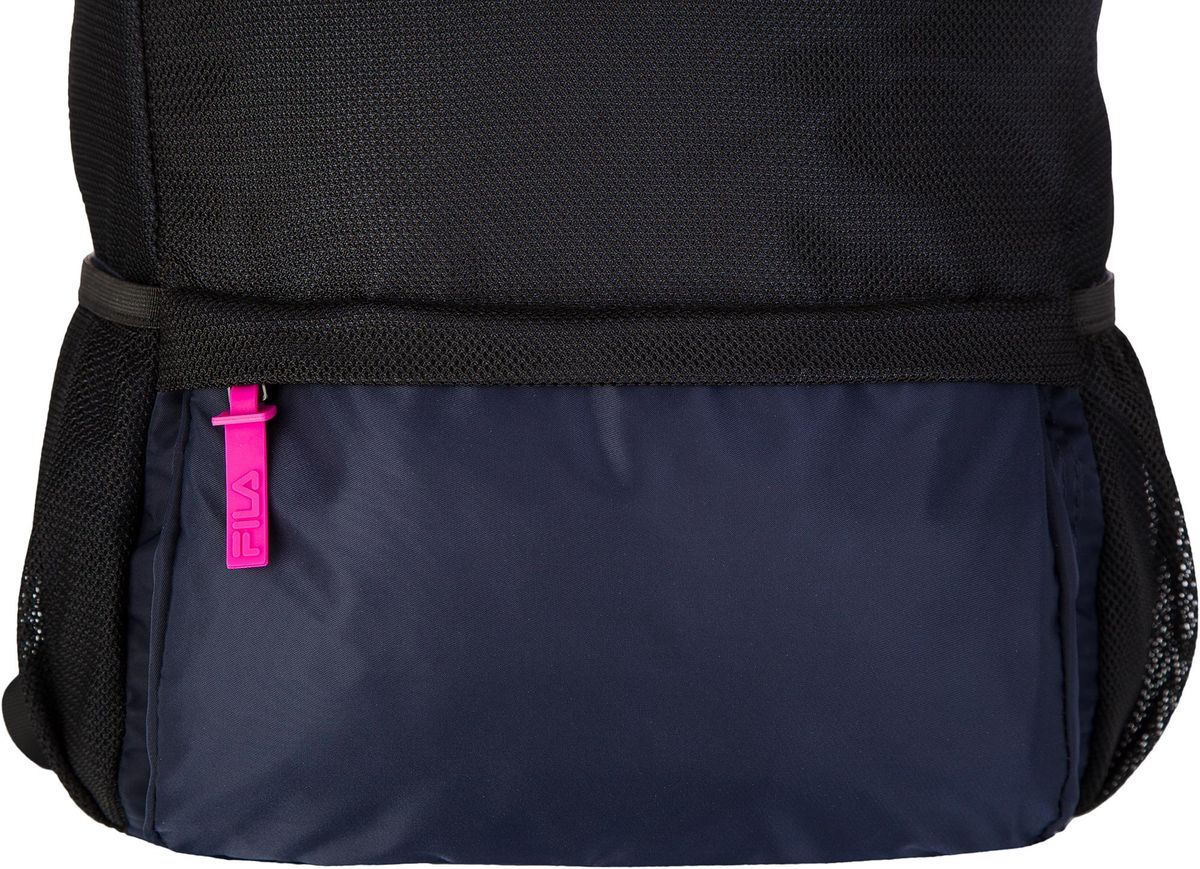фото Рюкзак Fila Adult Backpack, S19AFLRSW01-BM, 20 л, черный, синий