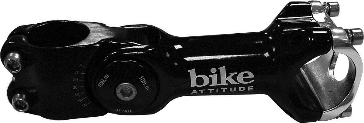 Вынос руля Bike Attitude, AS825, регулируемый, под диаметр руля 25,4 мм, черный, длина 90 мм