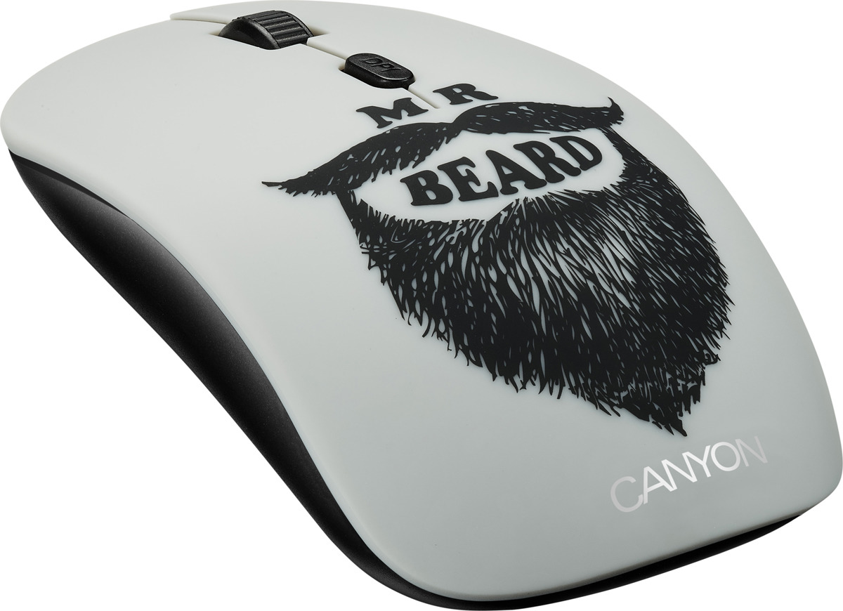 фото Мышь беспроводная Canyon Beard CND-CMSW401BD, черная