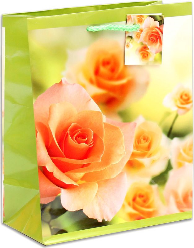фото Подарочная упаковка Miland "Чайные розы", 18 х 23 х 10 см